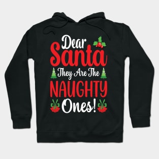 Dear Santa They Are The Naughty One Hoodie